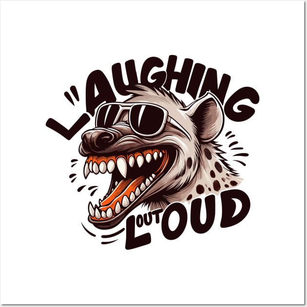 Hyena, lol, Laughing Out Loud Wall Art by katzura